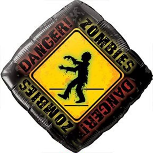Zombie Party Balloons 10-Pack - Halloween & Birthday Decorations