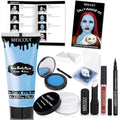 Sally Halloween Makeup Kit - Blue Face Paint, Eyeshadow, Lipstick & Stage Accessories