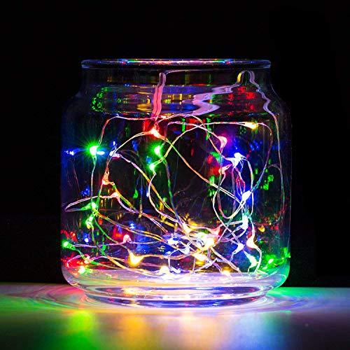 Multicolor 6 Pack LED Fairy String Lights 20FT Battery Operated Indoor Outdoor