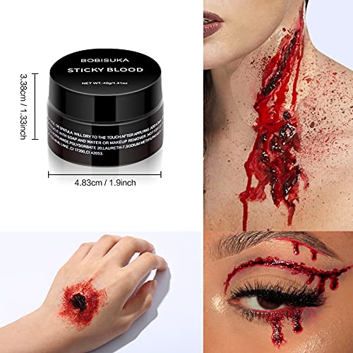 Halloween SFX Makeup Kit - Multi-Color 6-Piece Special Effects Set for Zombies & Horror Looks