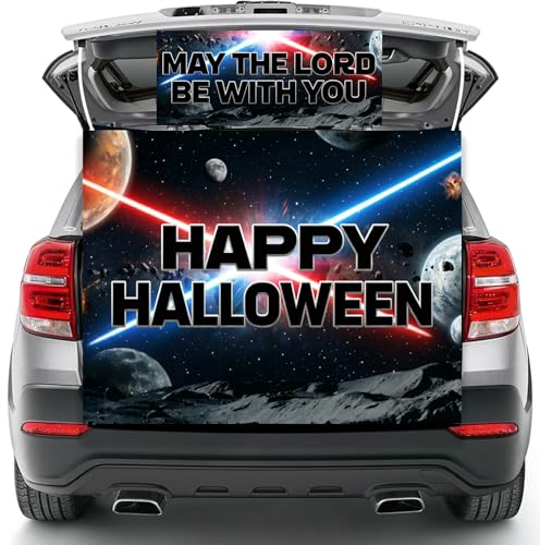 Christian Trunk or Treat Car Decorations Kit with Faith-Based Galaxy Theme