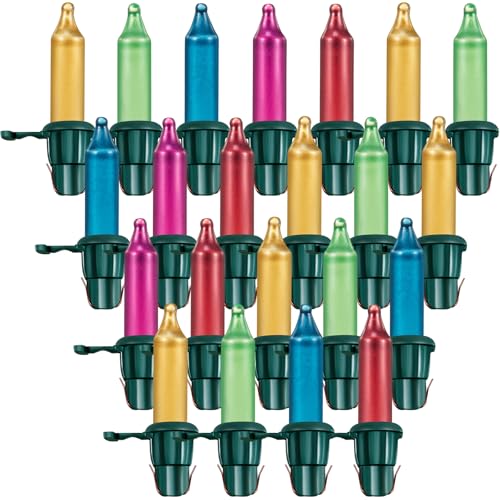 Incandescent Christmas Tree Replacement Light Bulbs - 2.5V 0.425W, 60 Count