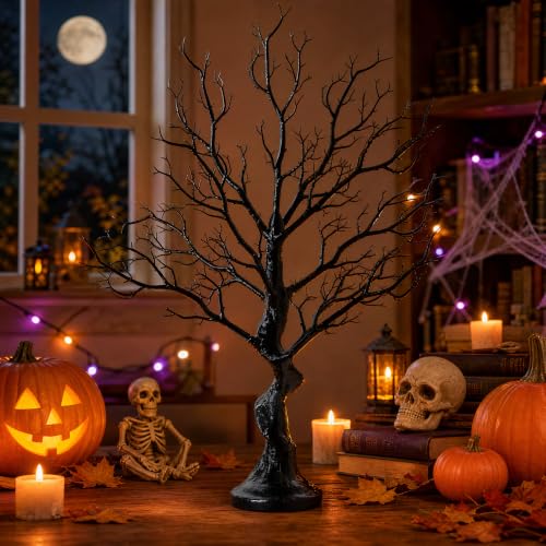 Black 33 Inch Halloween Tree Centerpiece - Reusable Spring & Party Decor