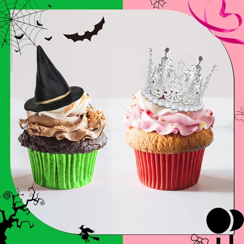 Halloween Witch & Princess Cake Decorations Kit - 74 Pieces Party Supplies