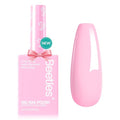 Beetles Pink Gel Polish - Rosy Glow 15ML/0.51Fl Oz, Pastel Light Pink Gel Nail Polish, Soak Off UV LED Lamp Nail Art, Long-Lasting Manicure Salon DIY Home Spring Nails - Gifts for Her
