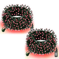 Red Christmas String Lights 132FT 400 LED Connectable Waterproof Indoor Outdoor