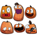 Halloween Car Magnets Set - Waterproof Pumpkin Decor for Vehicles, Mailboxes & Fridge