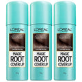 Root Cover Up Hair Color Spray - Medium Brown, Gray Concealer, 2 oz Pack of 3