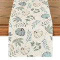13x48 Inch Blue Fall Table Runner - Polyester Home Party Decor