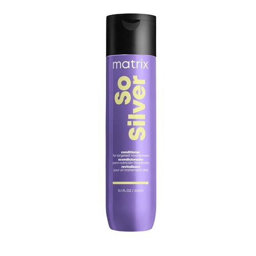 Matrix So Silver Deep Conditioning Conditioner - Repairs Dull Blonde & Silver Hair | Vegan Formula for Dry, Damaged Hair