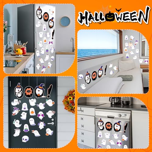 Halloween Ghost Magnets - 22 Pack Car Garage Door Fridge Decor - Variation of Ghost