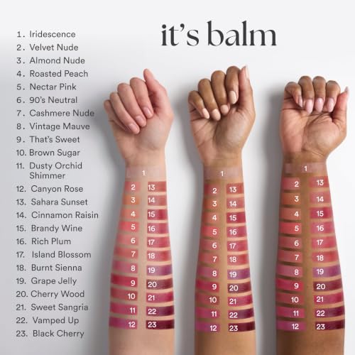 Lip Balm Set - Black Cherry Hydrating Tinted Lip Color - 18 Variation