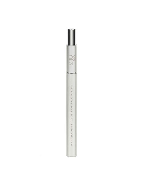 Tones Kolinsky Professional Pure Acrylic Nail Brush - 100% Sable Hair for Sculpting and 3d Nails Art Extension Premium Nail Art Brush for Acrylic Application with Protective Cap Ultra Precise (#10)
