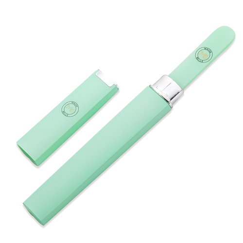 Malva Belle Best Crystal Glass Nail File for Women - File & Travel Case Set - Heavy Duty for Natural Nails, Gel - Professional Nail Shaper – Nail Care Essentials - Pastel Green 3mm