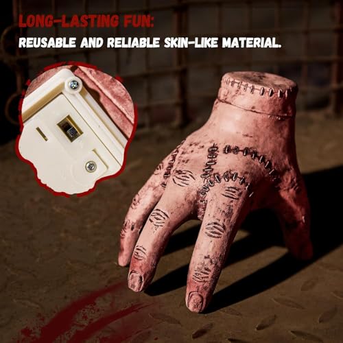 Halloween Crawling Zombie Hand Animatronic - Sound & Motion-Activated Horror Decor