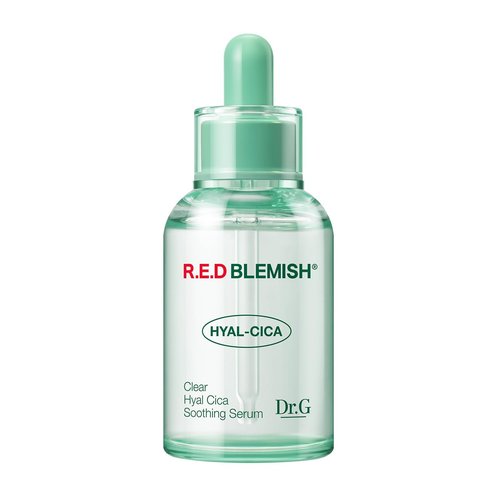 Dr. G R.E.D. Blemish Clear Hyal-Cica Soothing Serum - Korean Skincare - Long-Lasting, Hydrating Serum for All Skin Types - Cools Skin Temperature - Hyaluronic Acid & Centella Asiatica - 1.69 fl oz