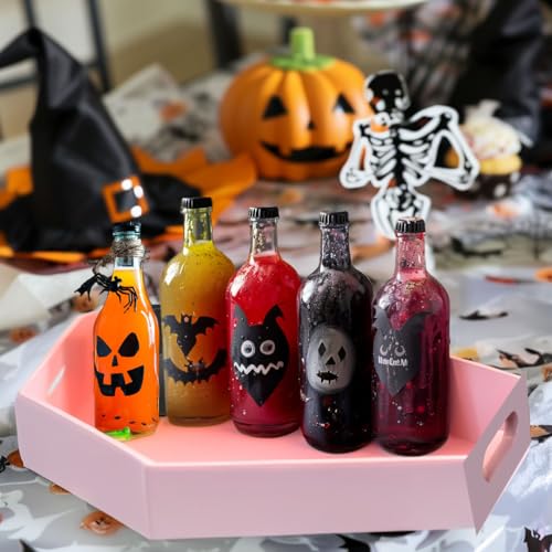 Pink Halloween Coffin Charcuterie Board Tray - Gothic Girly Decor 14.2"