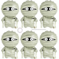 Large Mummy Foil Balloons Halloween Party Decorations - 6 Pack