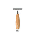 MÜHLE VIVO Olive Wood Closed Comb Safety Razor - Clean Shaving, Modern Design