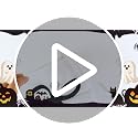 Wedding & Halloween Backdrop - Love Spells & Wedding Bells Decoration - 7x5ft Polyester