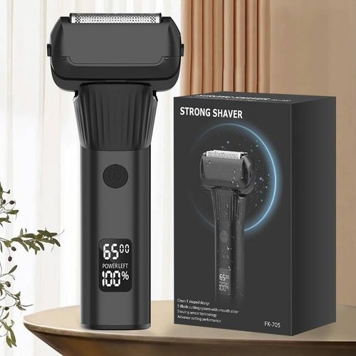 Skiennix 5-Blade Cordless Electric Razor for Men - Close Shaving, Wet/Dry Use, USB-C Fast Charging