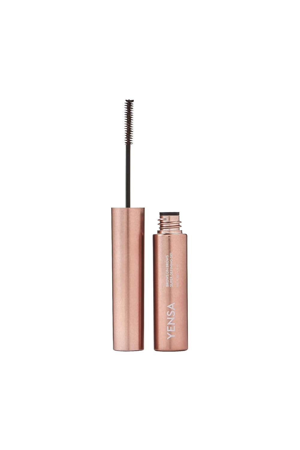 YENSA Eyebrow Gel - Long-Wear Tinted Formula with Superfoods for Color & Thickness - Auburn (0.17 oz)