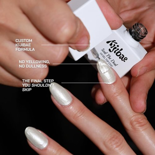 Seal The Deal UV Gel Top Coat - High Gloss Nail Protection for Long-Lasting Shine, 10ml