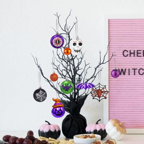 Halloween Ornament Set 30pcs Shatterproof Tree Decorations Indoor - Variation of THIS listing