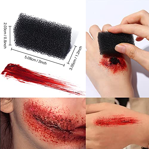 Halloween SFX Makeup Kit - Multi-Color 6-Piece Special Effects Set for Zombies & Horror Looks