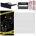 Halloween Crime Scene Decoration Kit - Mystery Murder Party Props 19 Pcs