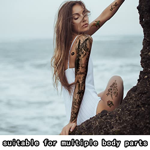 Eagle Temporary Tattoos for Arms & Body Waterproof 46 Sheets Halloween