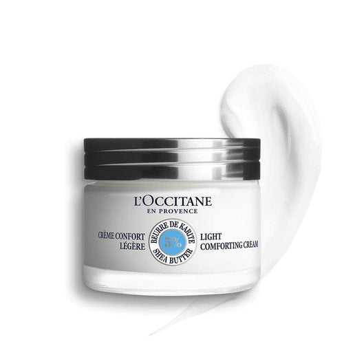 L'OCCITANE 5% Organic Shea Butter Face Cream - Lightweight, Hydrating & Soothing for Sensitive Skin | Vegan & Non-Comedogenic