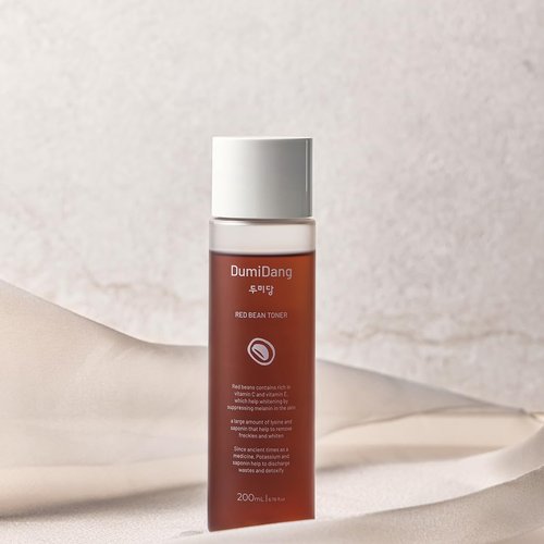 DumiDang Red Bean Essence Toner - Korean Traditional Vegan Skincare Formula, Anti-Aging & Nourishing with Fermented Red Bean Extract, 200mL | 6.75 fl. oz