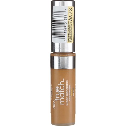 L'Oreal True Match Concealer - Medium/Deep Warm (W6-7-8) | 0.17 oz Pack of 2 for Flawless Coverage