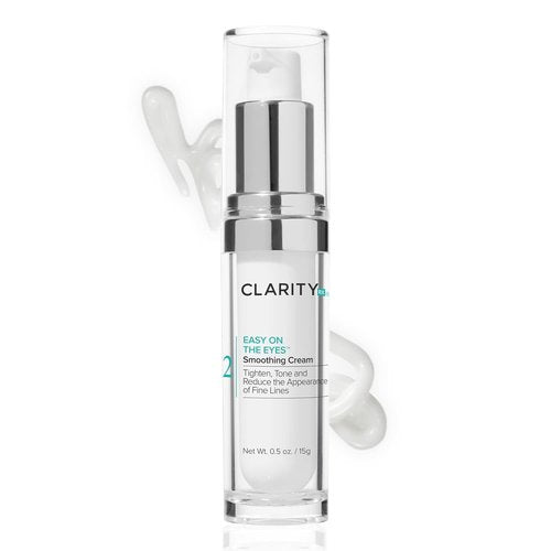 ClarityRx Easy On The Eyes Smoothing Eye Cream - Natural Anti-Aging Formula for Dark Circles | 0.5oz