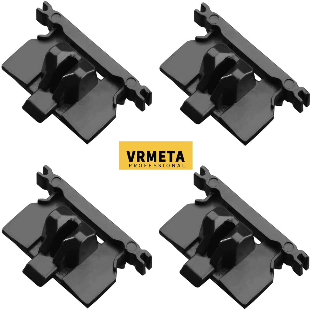 VRMETA 4 pcs DIY Hair Clippers Accessories Cam follower Replacement Swing Head Guide Block Plastic Tongue fit Wahl Magic Clip 8148/8504/8591/1919 Repair Part (4 Black)