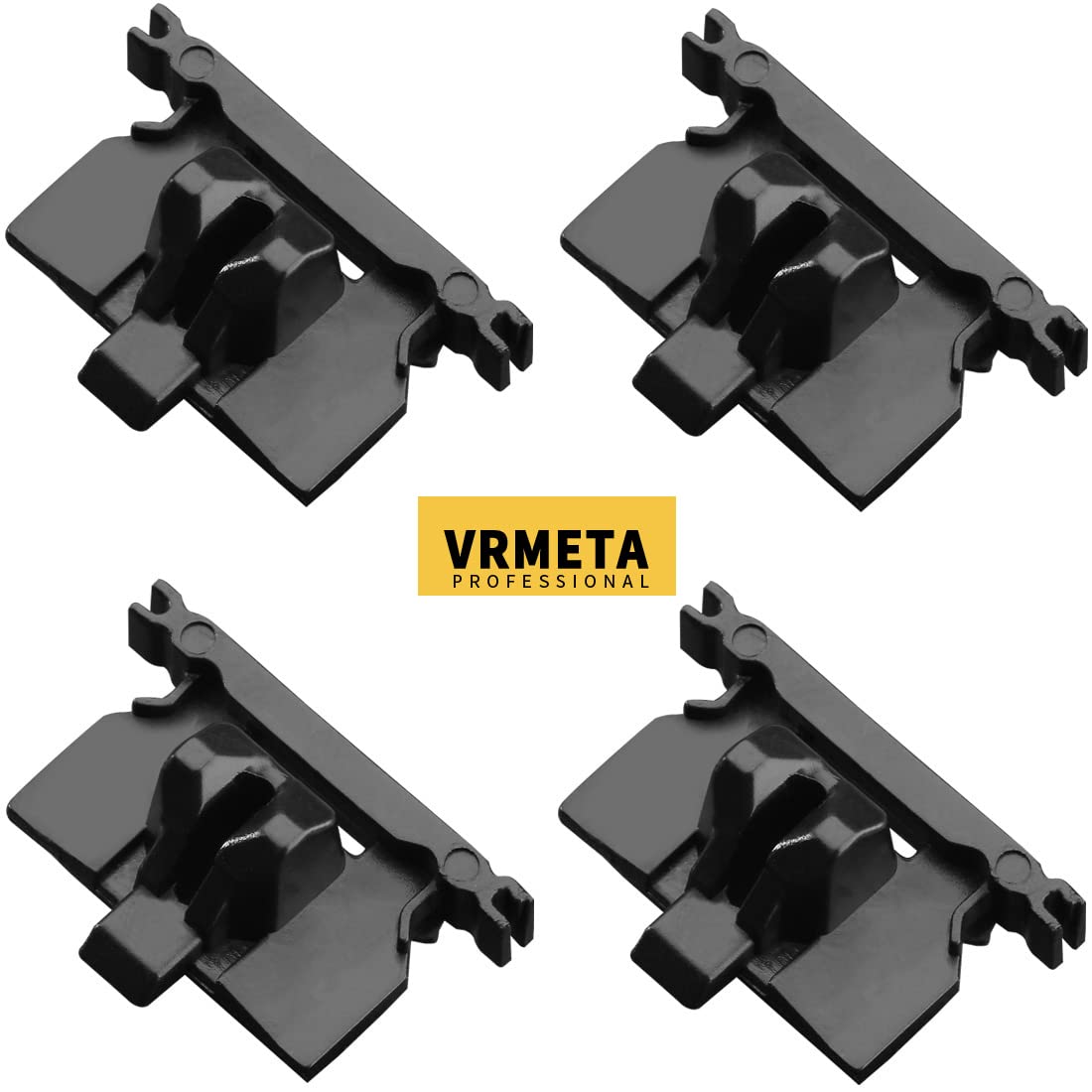 VRMETA 4 pcs DIY Hair Clippers Accessories Cam follower Replacement Swing Head Guide Block Plastic Tongue fit Wahl Magic Clip 8148/8504/8591/1919 Repair Part (4 Black)