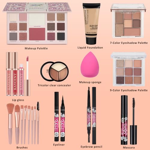 Teens Makeup Set for Women - Complete Makeup Kit for Teen Girls 14-16 - Gift Ready