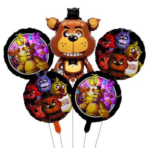 Foil Balloon Party Decorations 5pcs Halloween Birthday Celebration Supplies