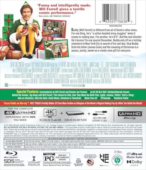 Elf (4K Ultra HD + Blu-ray)