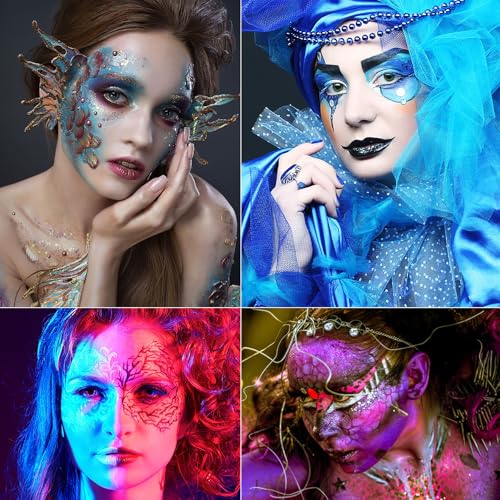 Multicolor Bruise Wheel for SFX Halloween Face & Body Paint - Fluorescent Neon Makeup Kit