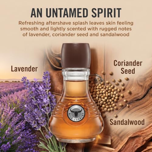 Men's Aftershave Splash - Wild Country Sandalwood & Lavender, 4 oz