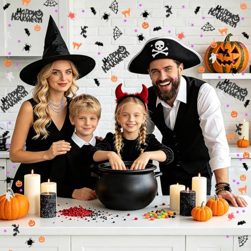 Halloween Confetti Glitter Table Decor - Happy Halloween Variation