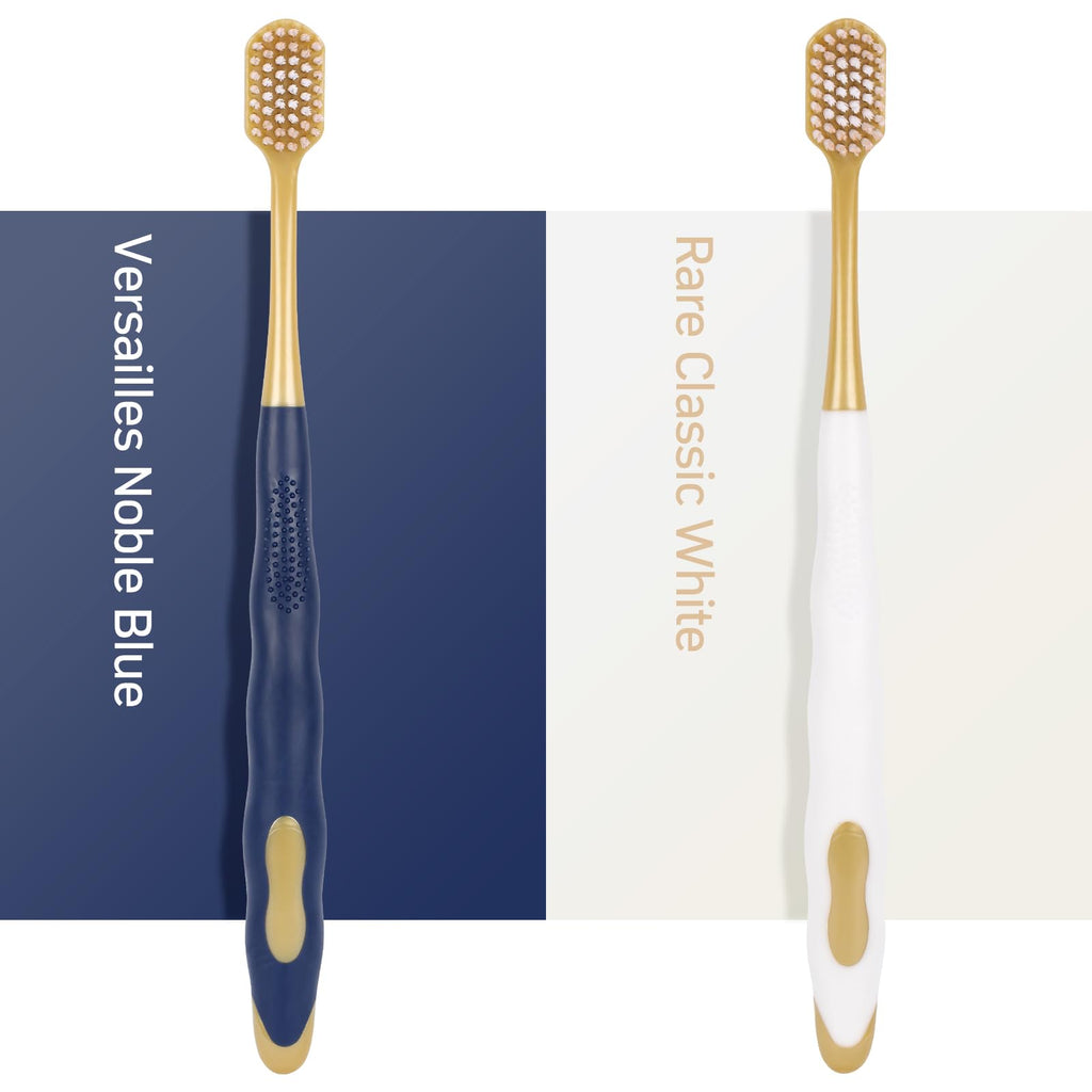 ZGYXQXJT Adult Wide Head Soft Hair Toothbrush, Manual Toothbrush, Excellent Cleaning Effect for Large Head, Ultra Soft Brush Thread Can Effectively Clean Sensitive Teeth or Gingivals (6 Pack)