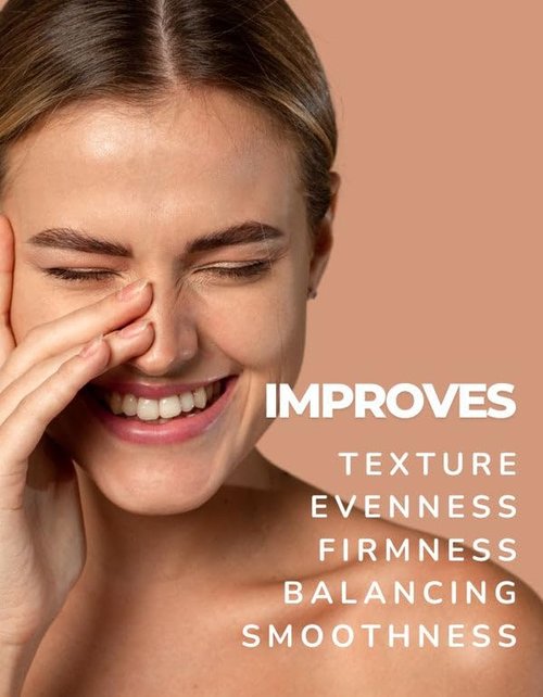 Emani Miracle 7-in-1 Primer and Serum for Face with Ginseng, Hyaluronic Acid, Silicone Free for Sensitive Skin, Pore-Minimizing, Brightening, Smoothing Makeup Base