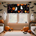 Halloween Skull Kitchen Window Valance - 54" W x 18" L, Pack of 1