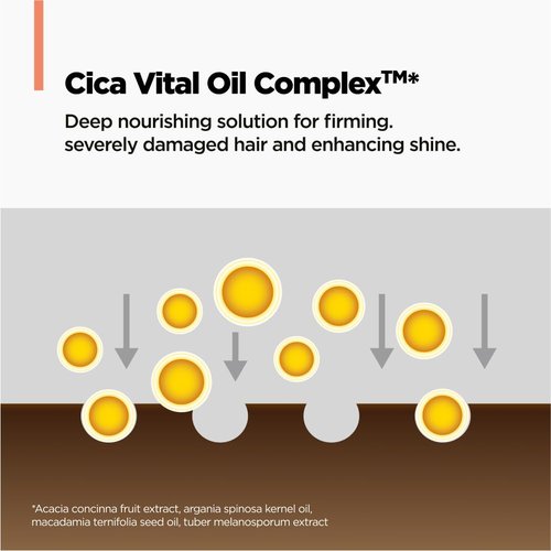 AMOS PROFESSIONAL Repair Cica Bonding Hair Oil l With Cica Protein for Split Ends & Breakage, Deep Nourishing & Shine Boost l Bonding Technology, 3.3 fl. oz.