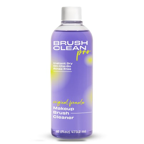 Original Lavender Makeup Brush Cleaner - Professional Cleanser for Makeup Brushes - Quick-Drying, Rinse-Free Formula - Removes Stubborn Waterproof Make Up, 16 oz