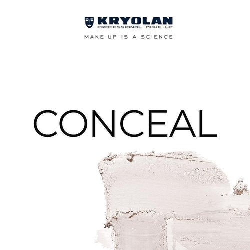 Kryolan TV Paint Stick - TV Matte White Makeup Stick - Foundation Makeup - Makeup for TV, Theater, Stage, Acting, Face and Body, Full Coverage Cream Concealer Stick Foundation - Made in USA (25 g)
