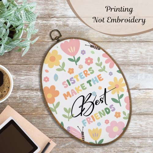 Boho Floral Girl Nursery Oval Wall Art Decor - Flower 6